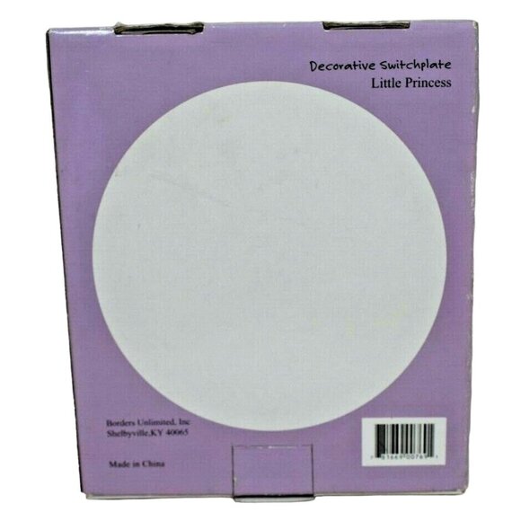 Borders Unlimited Little Princess Decorative Light Dual Switchplate - Picture 2 of 2